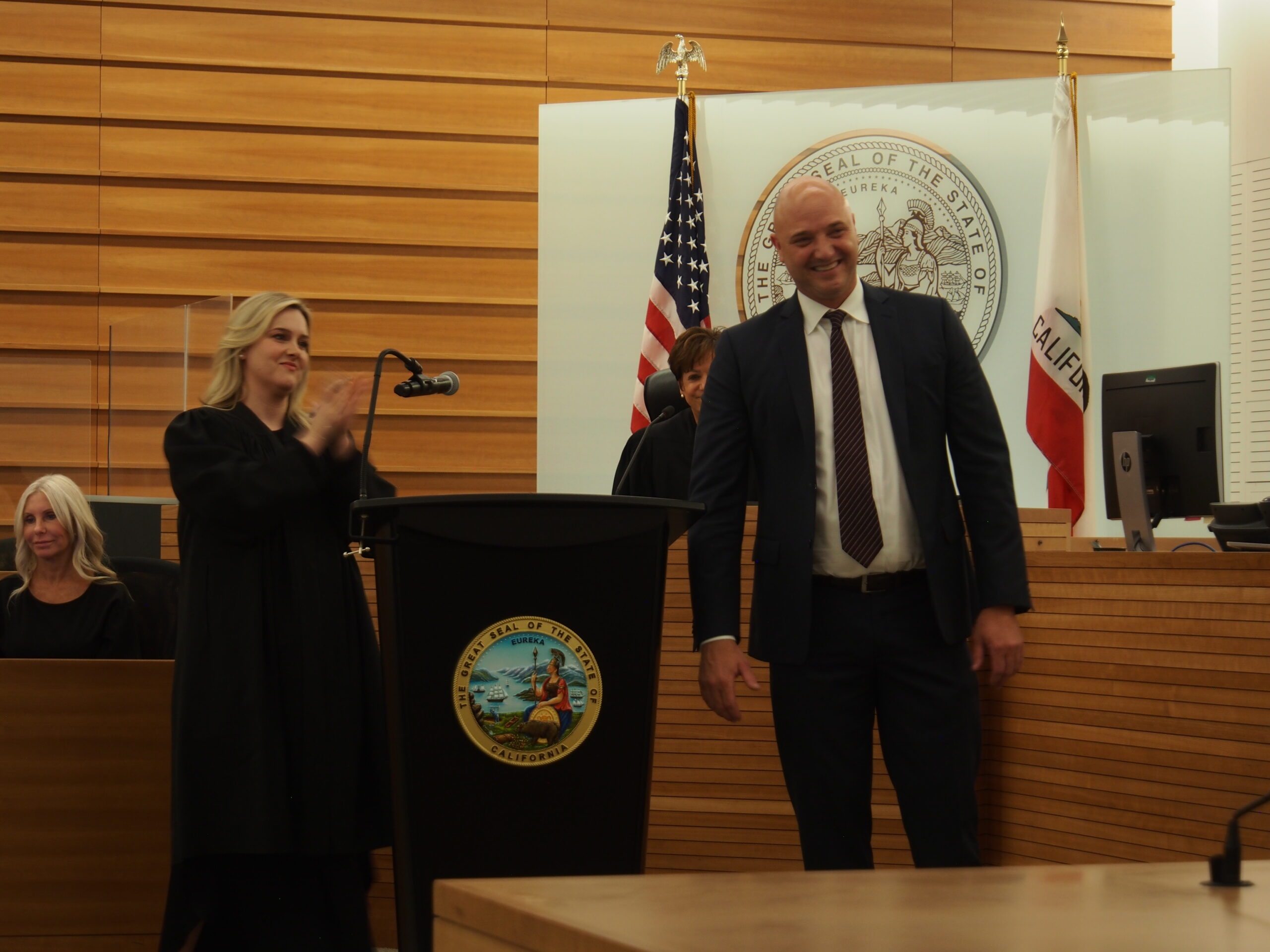 Michael Lough sworn in to San Bernardino bench