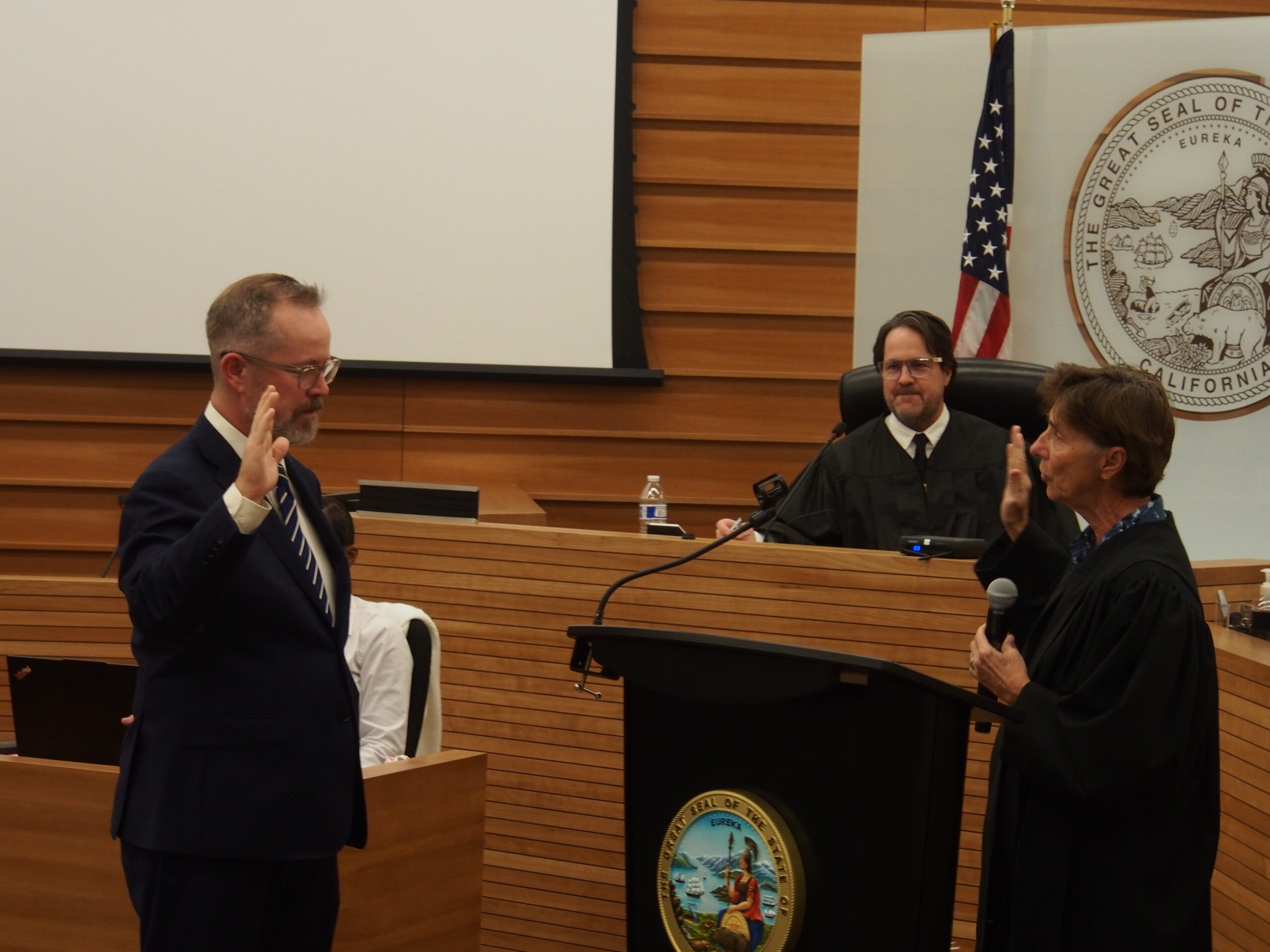 Chris Hayes sworn in to San Bernardino bench